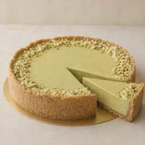 Pistáciový cheesecake