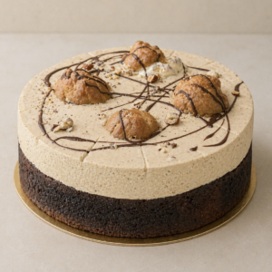 Profiterol lieskovcová torta